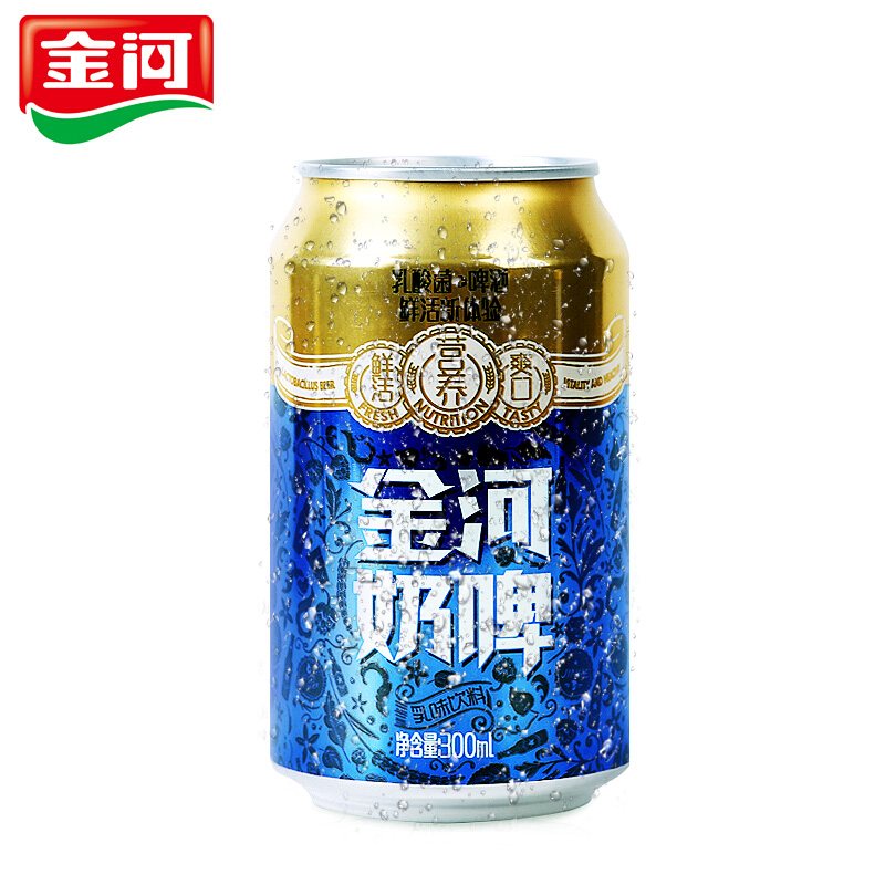 金河奶啤300ml*12罐